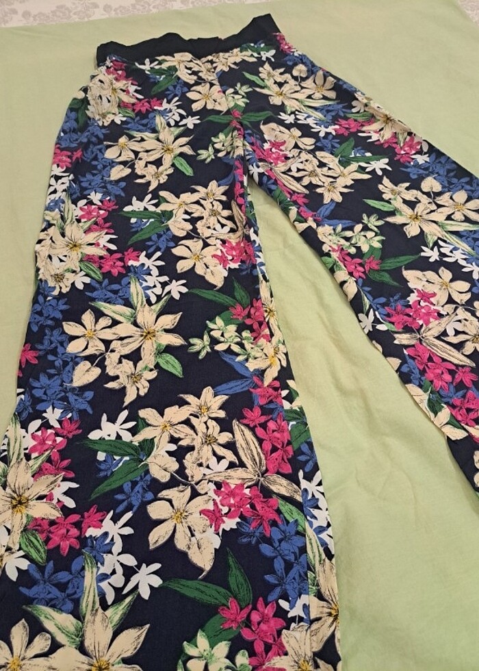 Pijama  lastikli pantlon  - Görsel 2