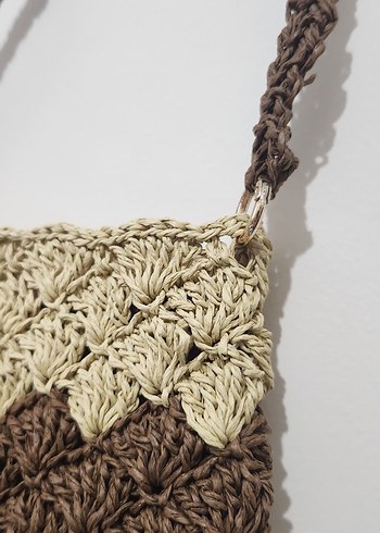 Örgü Bohem Kadın Çanta - Görsel 3