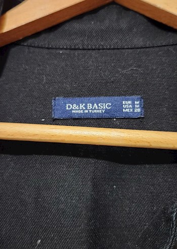 DKNY Düğmeli Siyah Denim Ceket