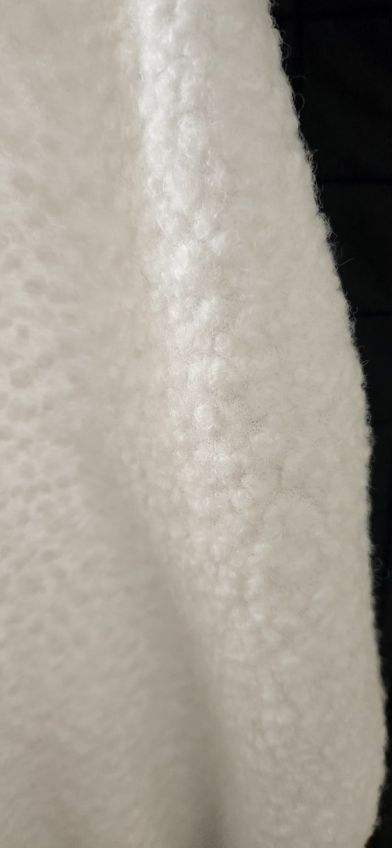 Düğmeli Siyah-Beyaz Kadın Ceket - Görsel 4