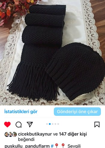 Erkek Bere ve Atkı Seti - Görsel 7