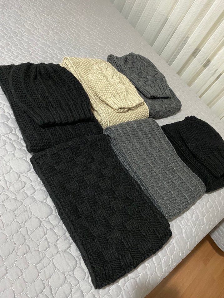 Erkek Bere ve Atkı Seti - Görsel 2