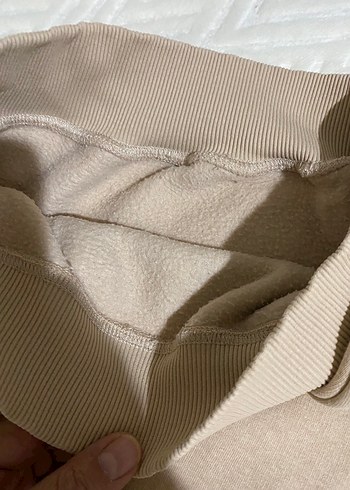 Bej Kapüşonlu Erkek Sweatshirt - Görsel 2