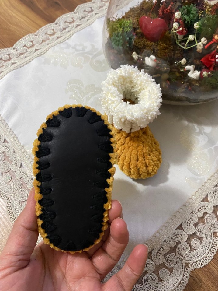 Kız Çocuk Bohem Örgü bot Panduf - Görsel 2