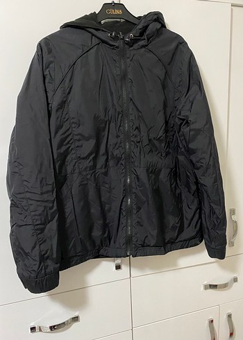 Siyah Kadın Fermuarlı mont - Görsel 2