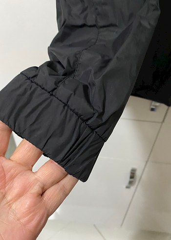 Siyah Kadın Fermuarlı mont - Görsel 3