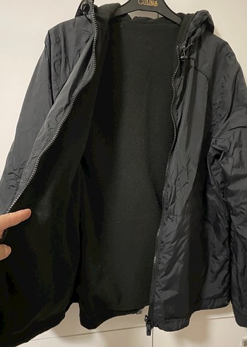 Siyah Kadın Fermuarlı mont - Görsel 6