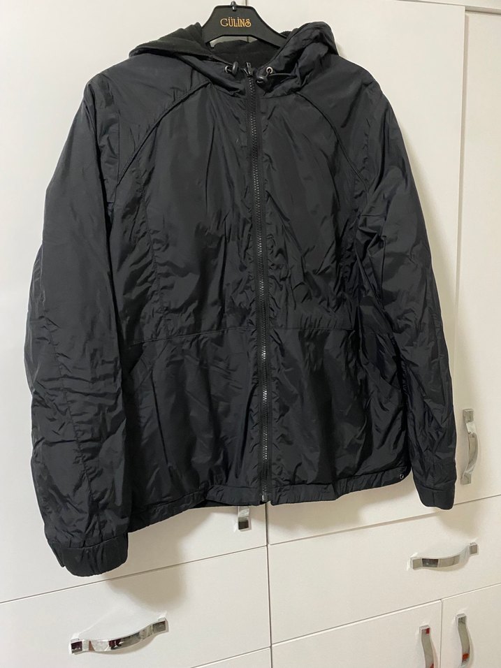 Siyah Kadın Fermuarlı mont - Görsel 2