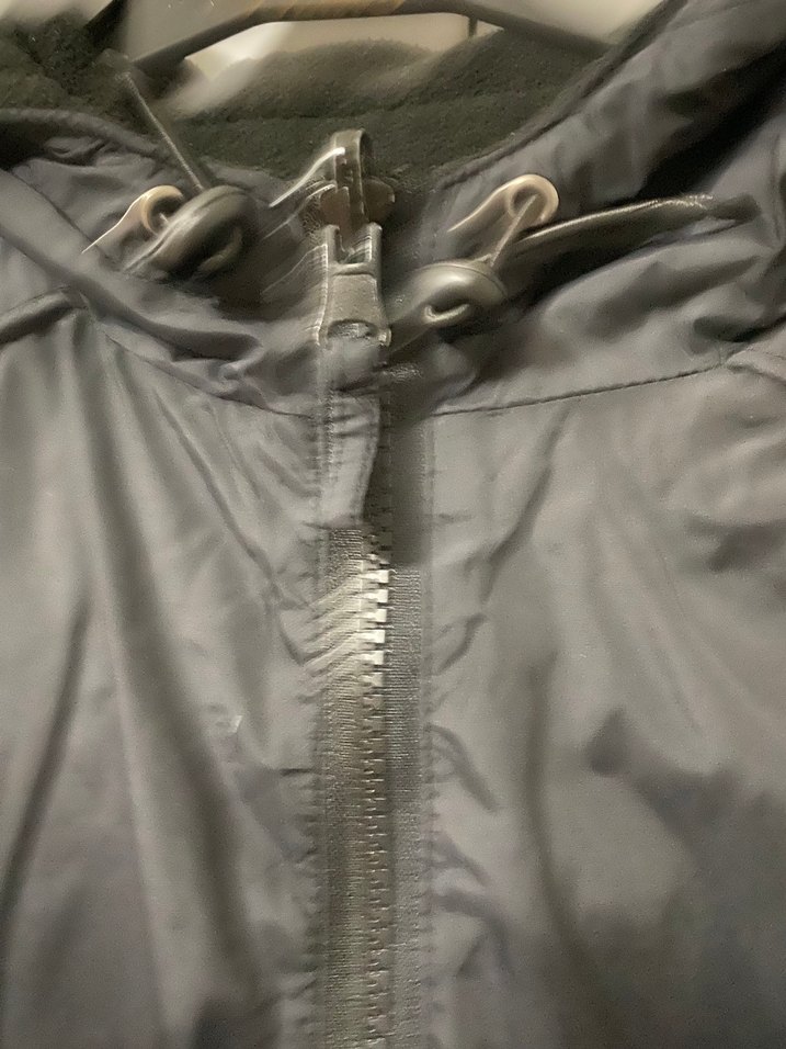 Siyah Kadın Fermuarlı mont - Görsel 4