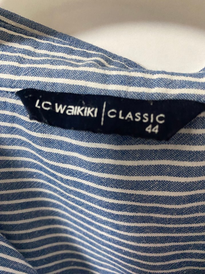 Nakışlı Mavi Kadın Gömlek - Görsel 2