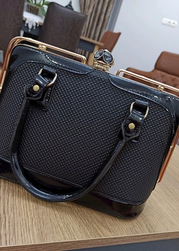 Klasik Siyah  Kadın Çanta - Görsel 6