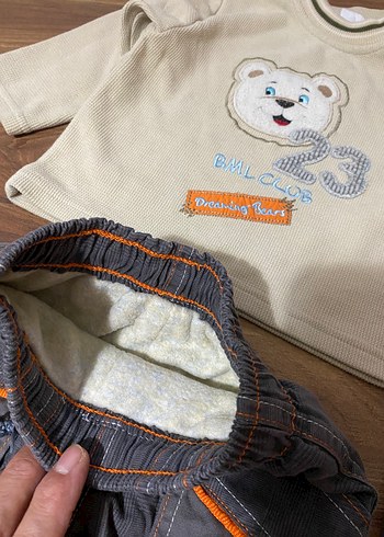 Diğer Erkek Bebek Kot Pantolon ve Sweatshirt Seti