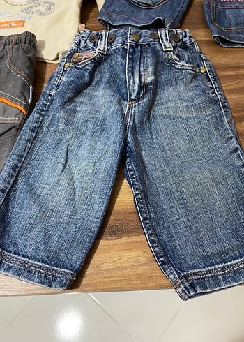 Erkek Bebek Kot Pantolon ve Sweatshirt Seti - Görsel 3