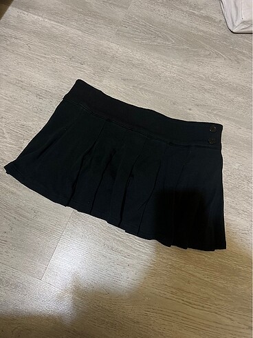 şortlu penye ultra mini etek