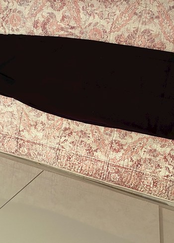 Kadın siyah Midi Kumaş Pantolon - Görsel 2