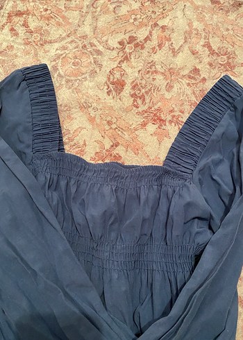 Uzun Kollu Fırfırlı Bluz - Görsel 4