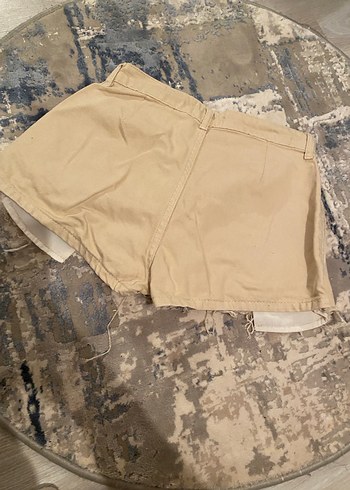 Bej Mini şort etek - Görsel 3