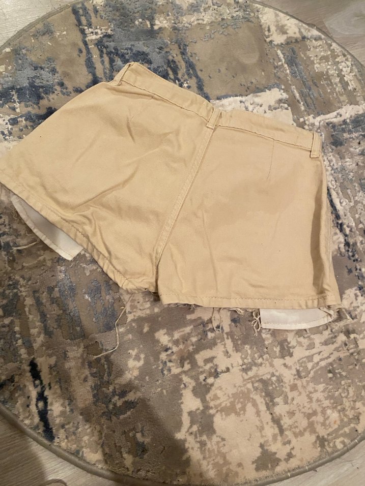 Bej Mini şort etek - Görsel 3