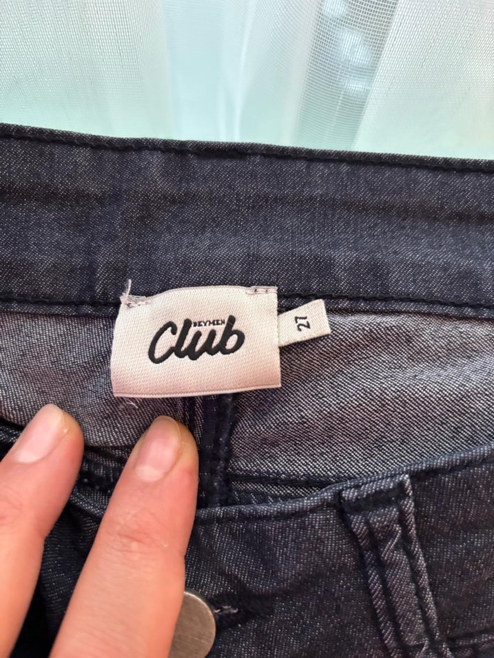 BEYMEN Koyu Gri Denim Jean — görsel 3/6