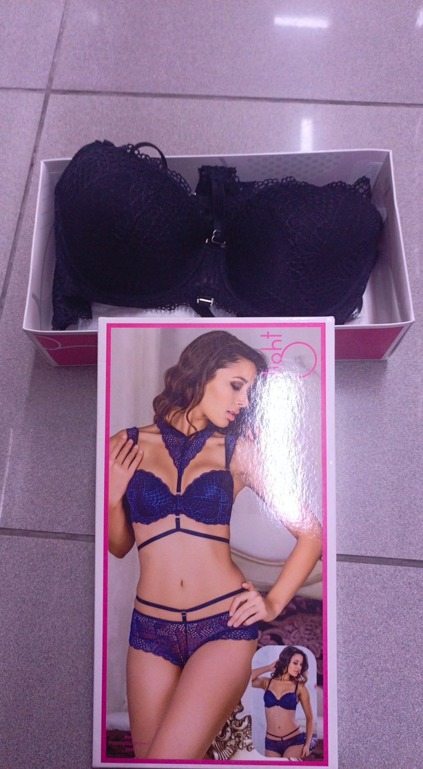 siyah Yılan Desenli Mini Kadın İç Giyim - Görsel 2