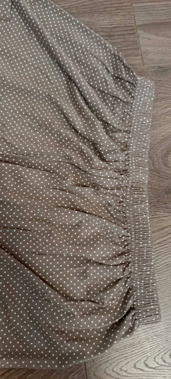 Bej Bol Kesim kız çocuk Kumaş şalvar - Görsel 2