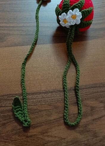 Amigurumi kitab ayracı çanta süsü 