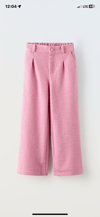 ZARA KIZ ÇOCUK TÜVİT PANTOLON