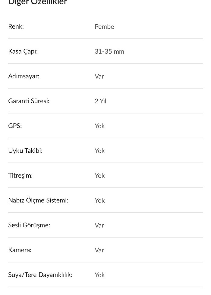 TCL AKILLI SAAT PEMBE - Görsel 4