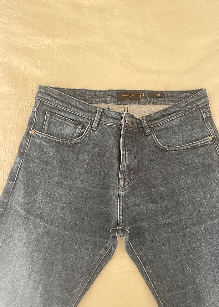 MASSIMO DUTTI ERKEK SLIM FIT JEAN PANTOLON - Görsel 3