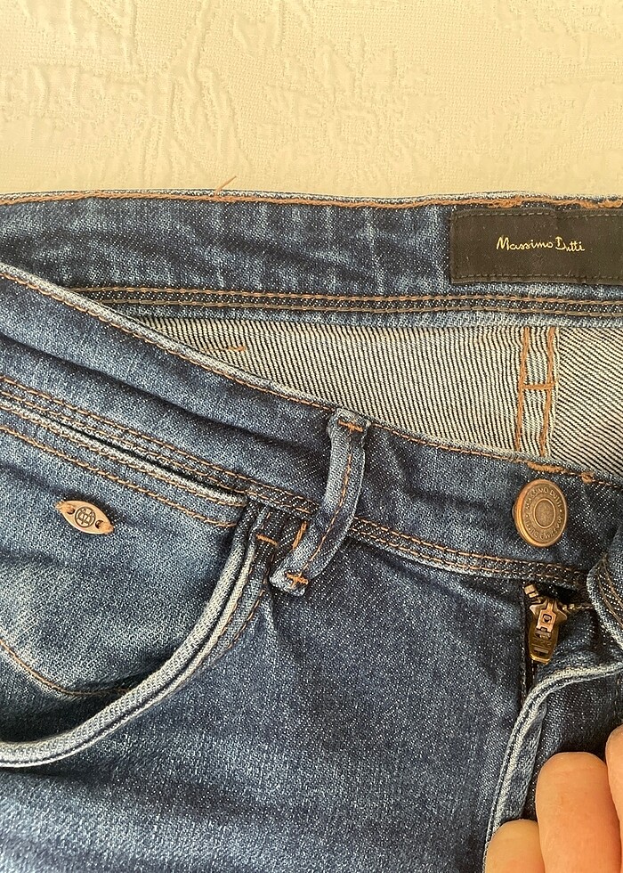 MASSIMO DUTTI ERKEK SLIM FIT JEAN PANTOLON - Görsel 3