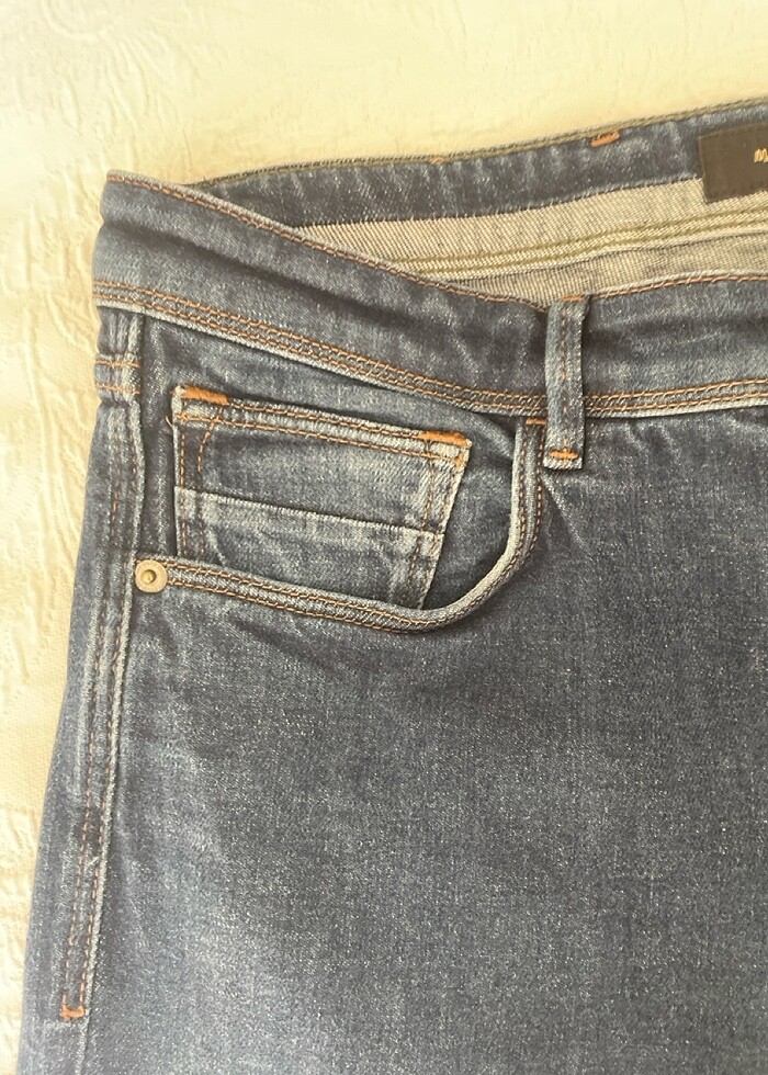 MASSIMO DUTTI ERKEK SLIM FIT JEAN PANTOLON - Görsel 4