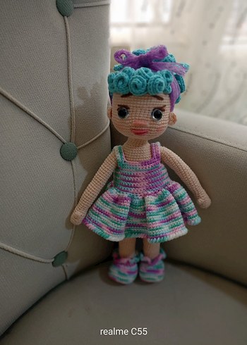 Amigurumi organik Örgü Bebek