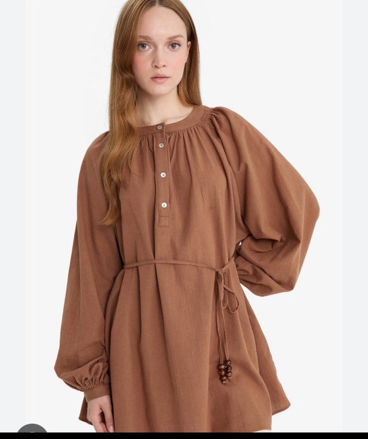 Bohem Salaş Midi Tunik - Görsel 2