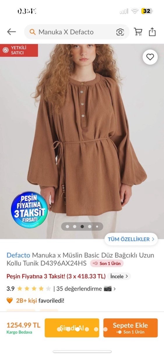 Bohem Salaş Midi Tunik - Görsel 3