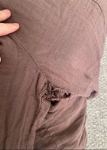 Kadın Camel Keten Salaş Takım - Görsel 2