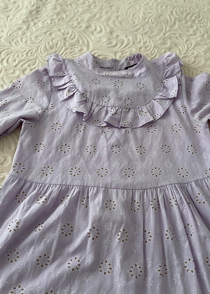 Lila elbise - Görsel 2