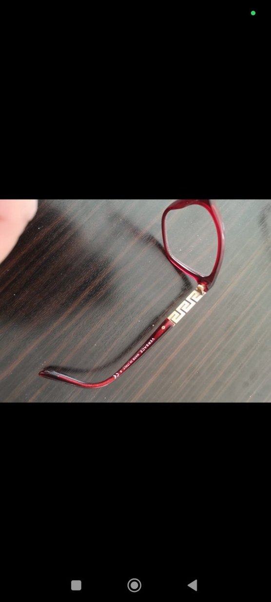 Bordo Versace Kadın Gözlük çerçevesi - Görsel 3