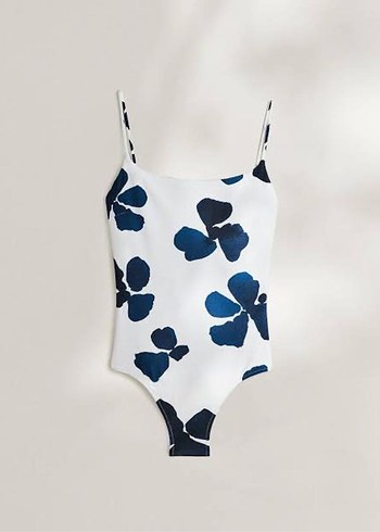 Zara Home Kadın Beyaz İnce Askılı Mayo L beden - Görsel 2