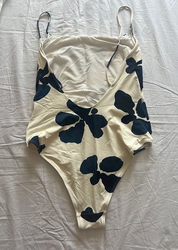 Zara Home Kadın Beyaz İnce Askılı Mayo L beden - Görsel 4