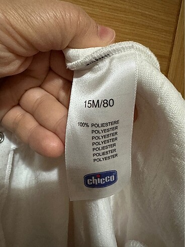 12-18 Ay Beden beyaz Renk Chicco uyku tulumu