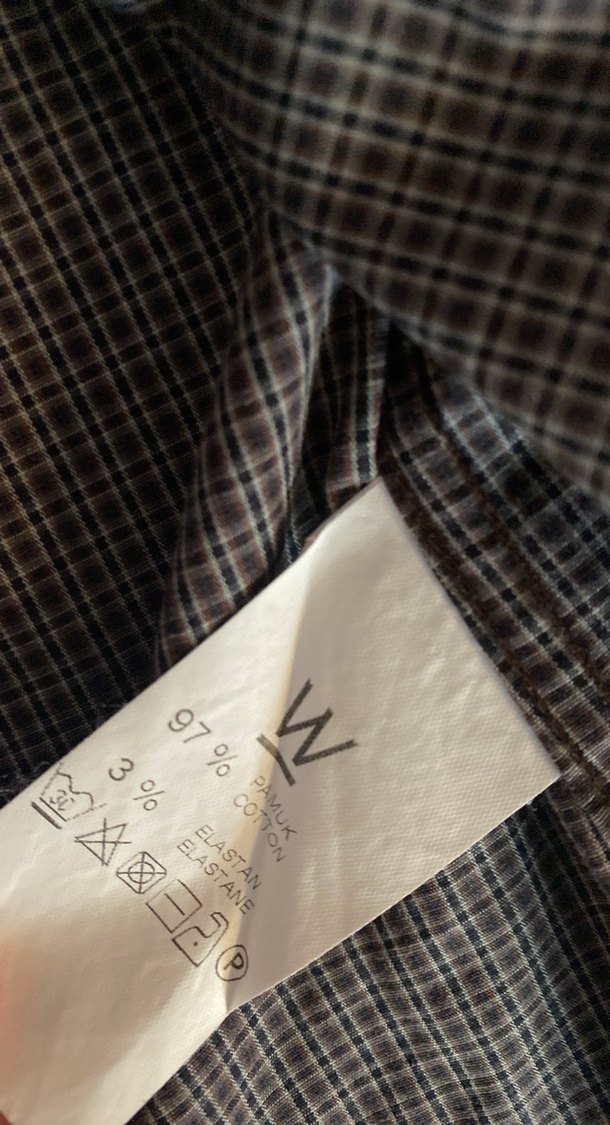 Kahverengi Düğmeli Erkek Ofis Gömleği - Görsel 5