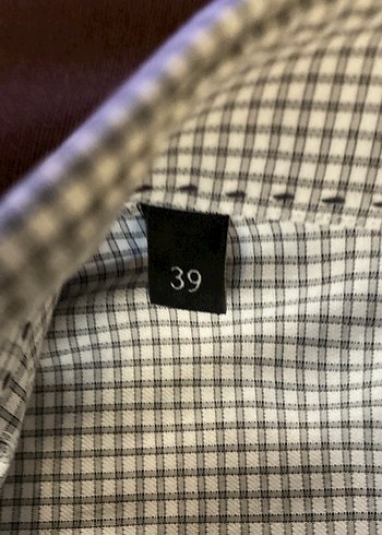 Düğmeli Gri Erkek Gömlek ramsey marka - Görsel 5