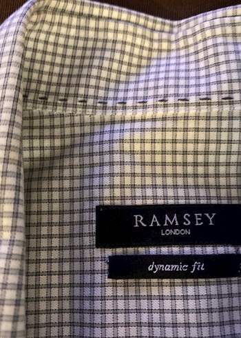 Düğmeli Gri Erkek Gömlek ramsey marka - Görsel 3