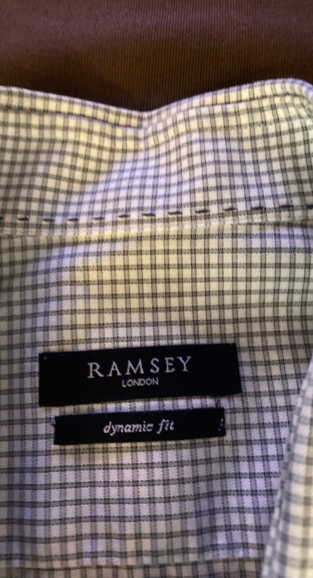 Düğmeli Gri Erkek Gömlek ramsey marka - Görsel 4