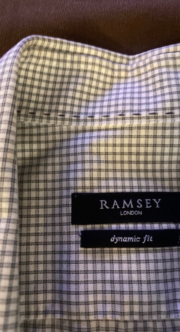 Düğmeli Gri Erkek Gömlek ramsey marka - Görsel 3