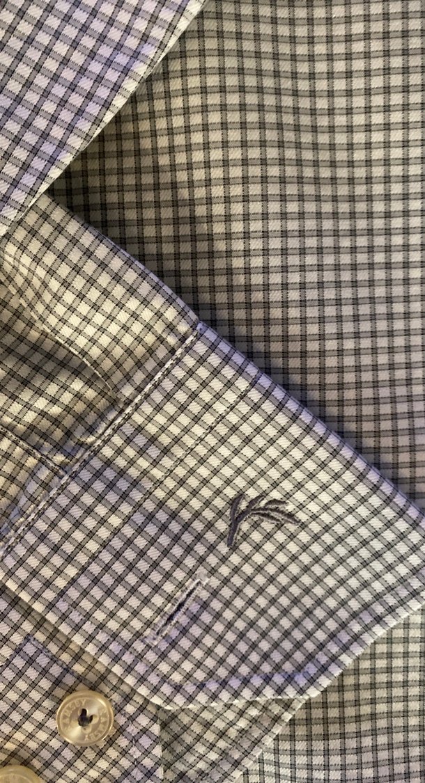 Düğmeli Gri Erkek Gömlek ramsey marka - Görsel 2