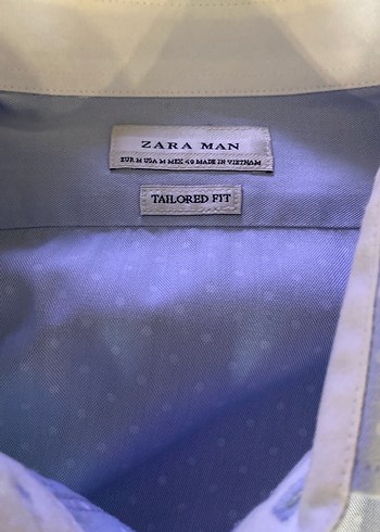 Erkek Beyaz Noktalı Pamuk Gömlek - Görsel 2