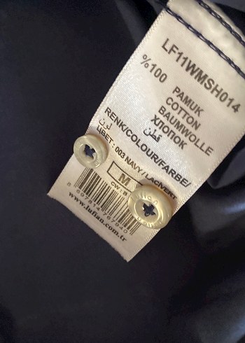 Düğmeli Uzun Kollu Erkek lacivertGömlek - Görsel 5