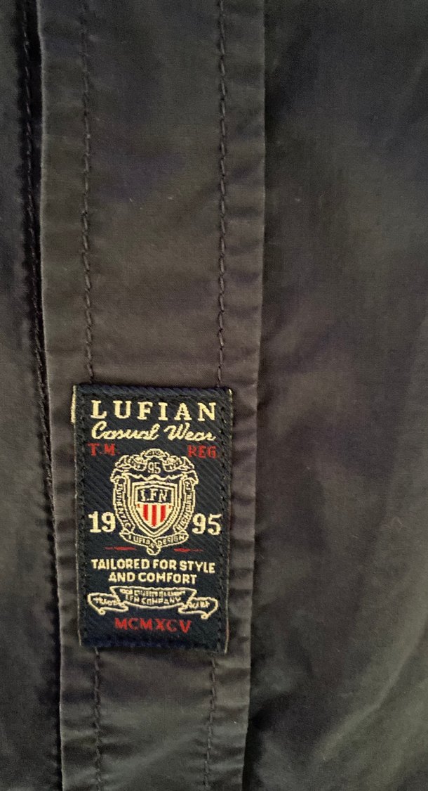 Düğmeli Uzun Kollu Erkek lacivertGömlek - Görsel 4