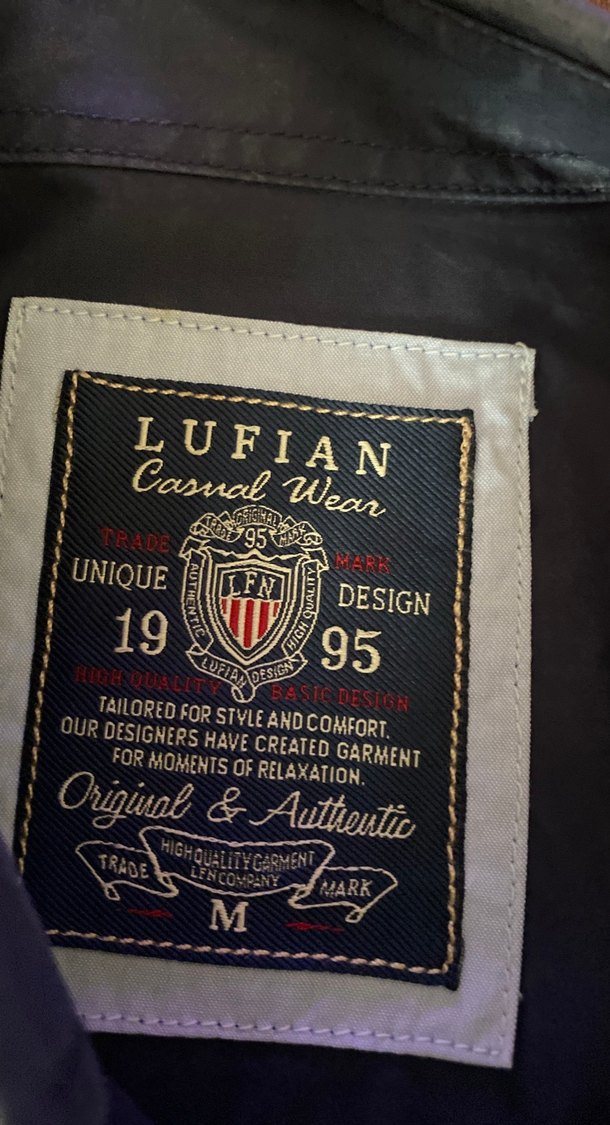 Düğmeli Uzun Kollu Erkek lacivertGömlek - Görsel 3